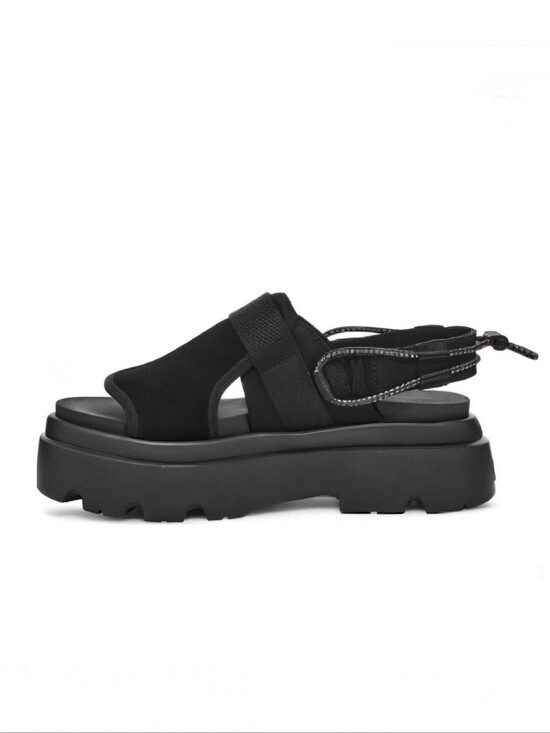 UGG Shoes - UGG Women's Cady Bungee Cord Platform Sandals, Black, Sz 7